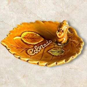 Vintage Colorado -  1970’s Squirrel Trinket/Candy Souvenir Dish